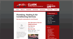Desktop Screenshot of clarkplumbing.com